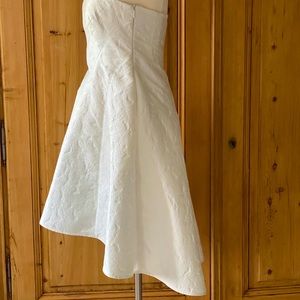 Halston Heritage Winter White Dress